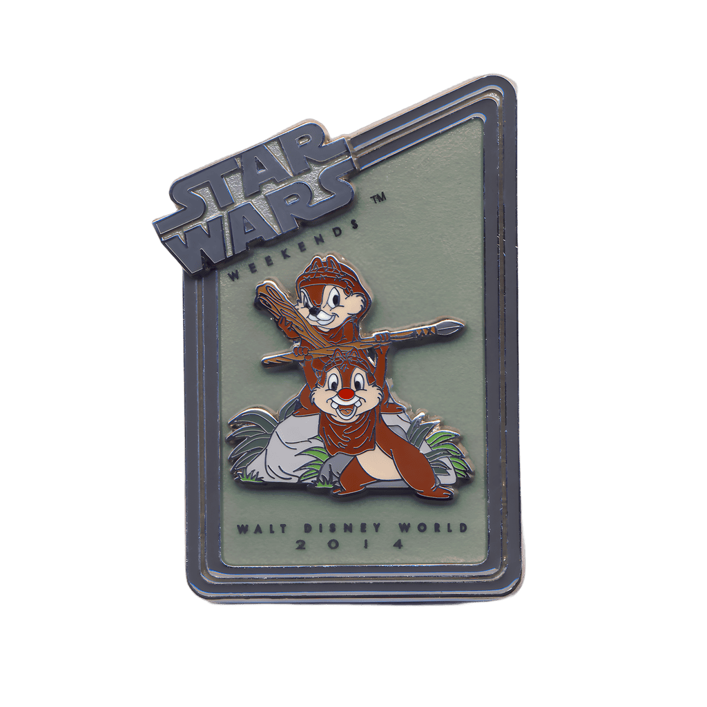 Chip and Dale as Ewoks Disney pin