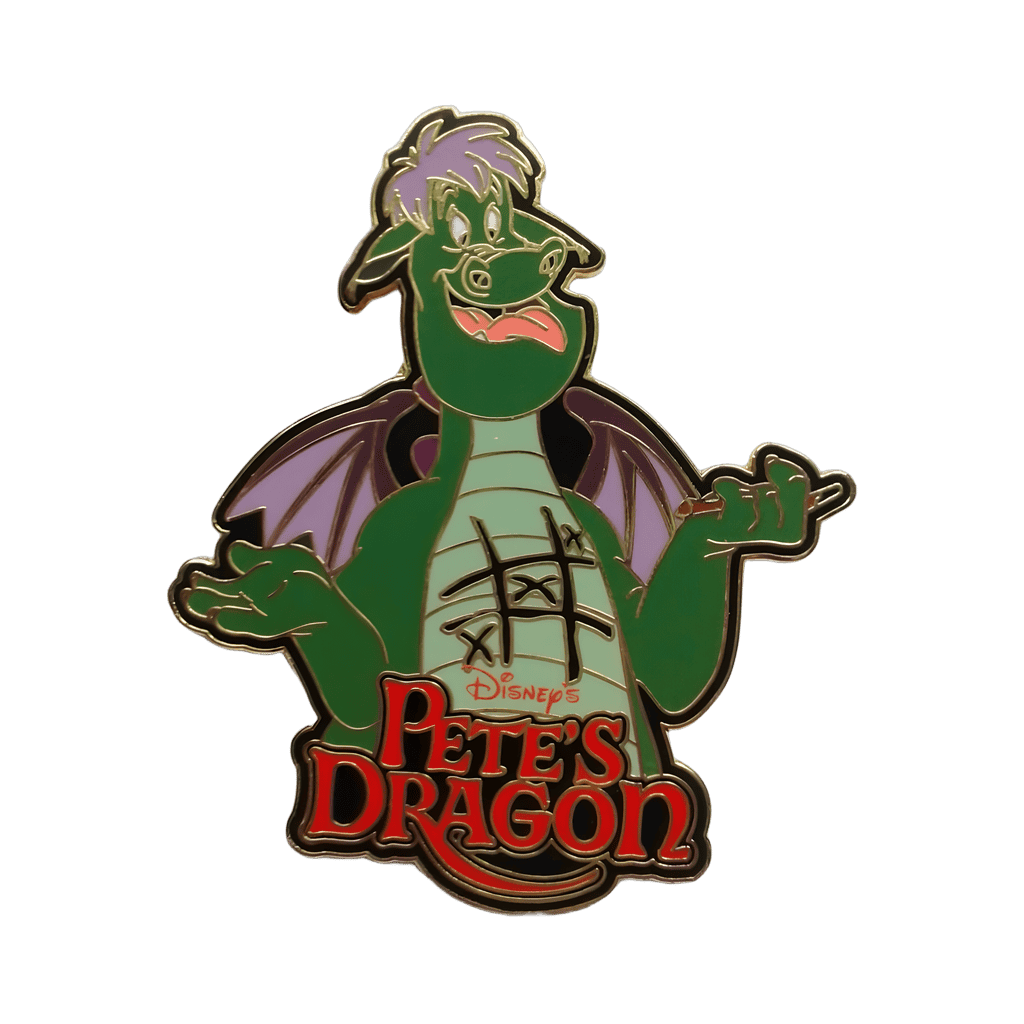 Pete's Dragon - Elliott Playing Tic Tac Toe Disney pin