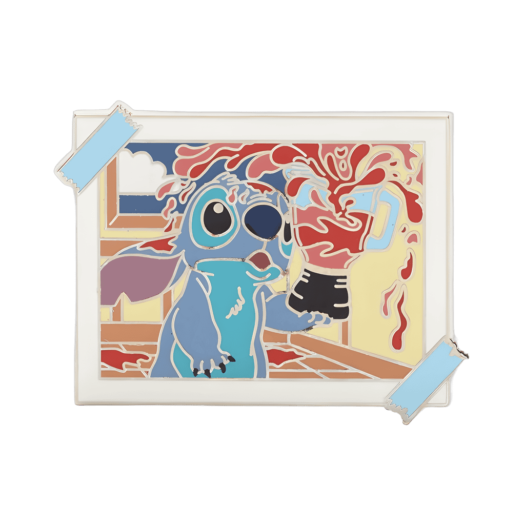 Stitch with Blender Disney pin