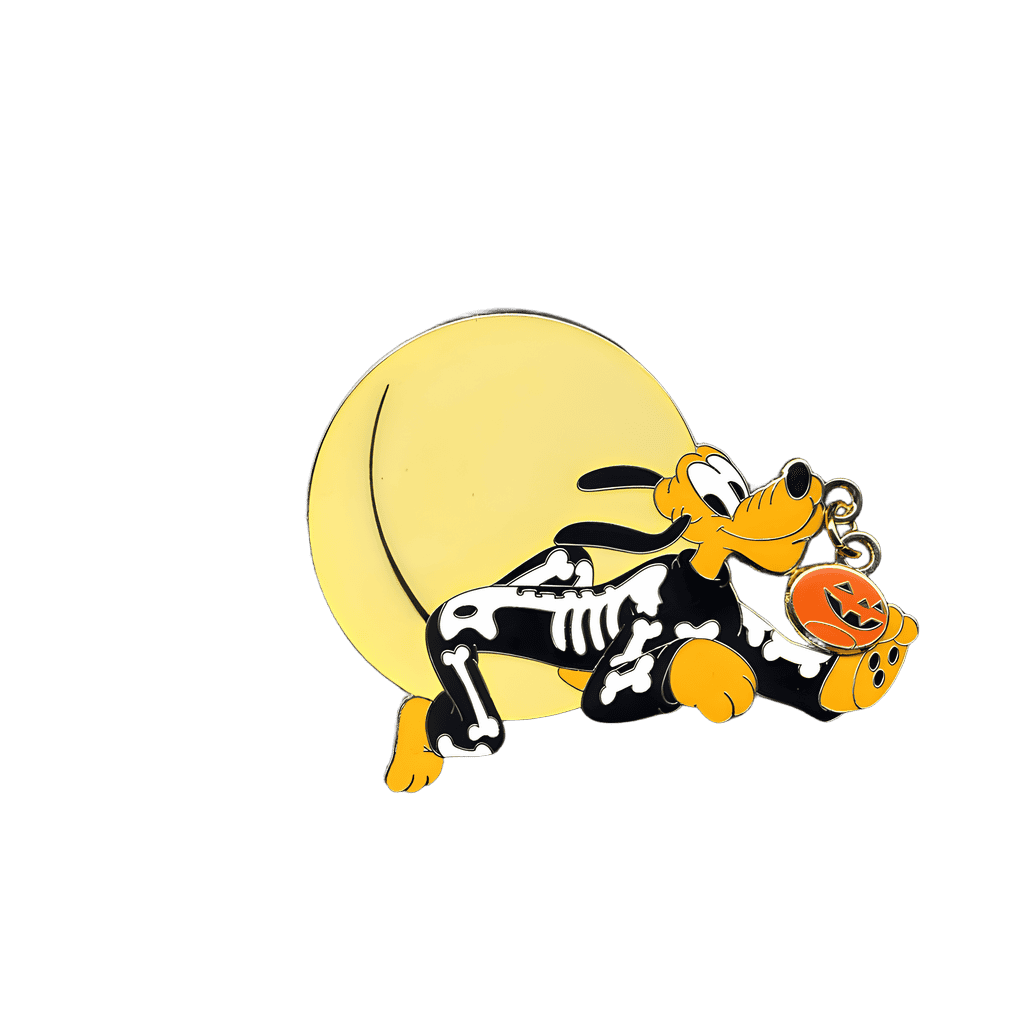 Pluto Halloween Skeleton Disney pin