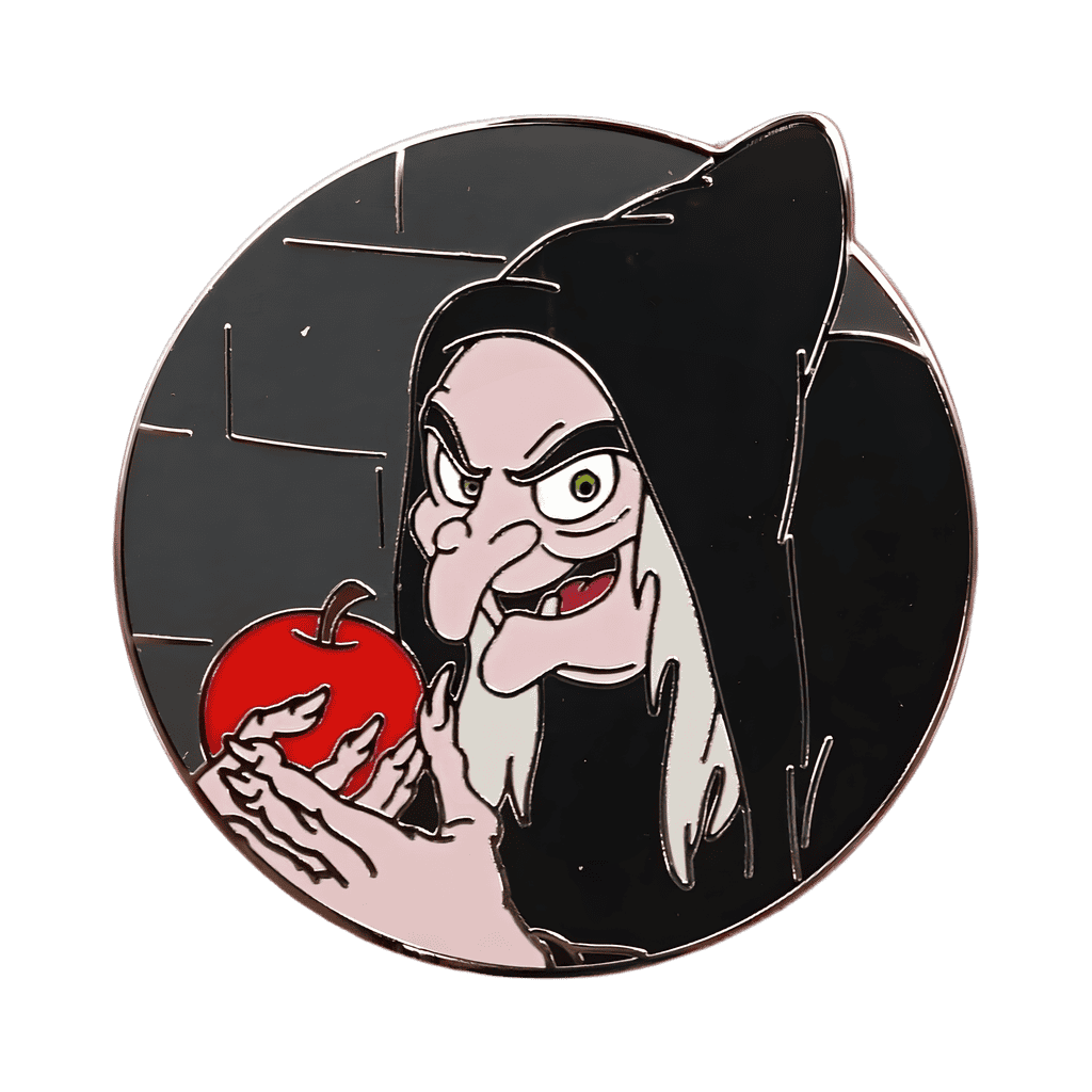 Evil Queen disguised as an Old Hag Disney pin