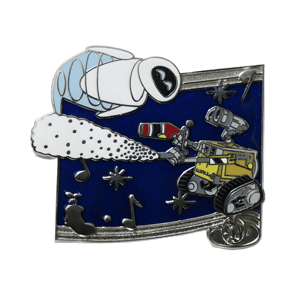 Dancing Scroll Mystery Collection - Wall-E and Eve Disney pin