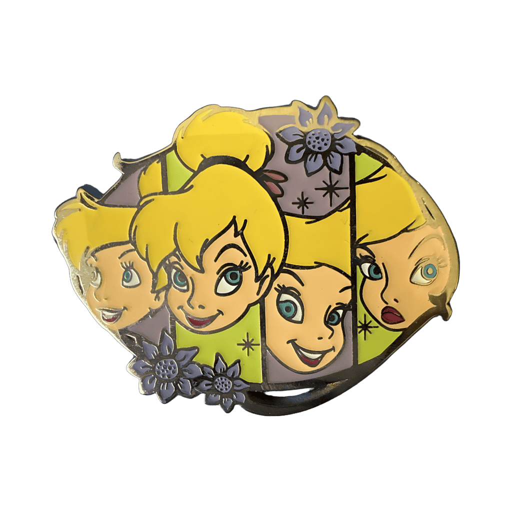 4 Faces of Tinkerbelle Disney pin