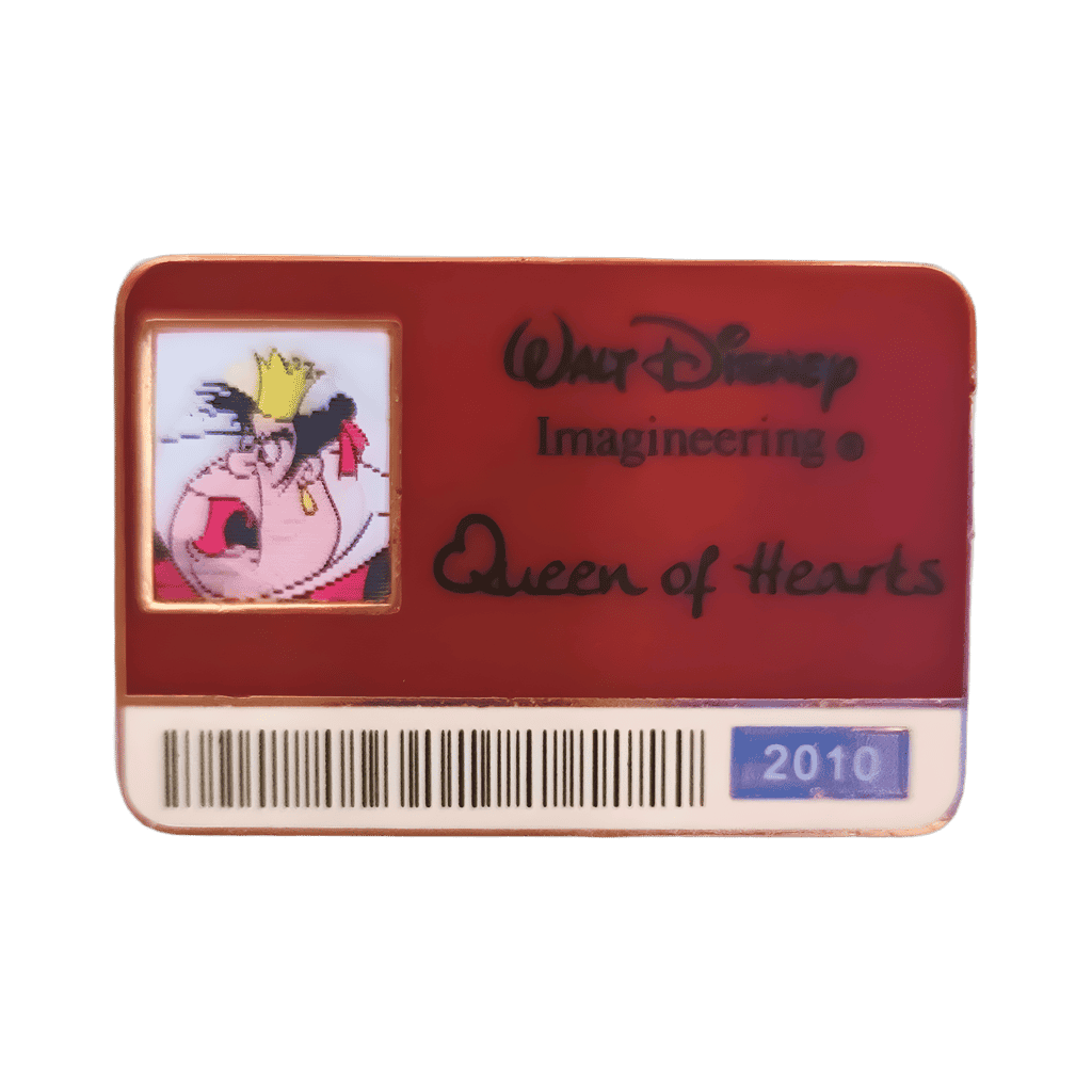 The Queen of Hearts Disney pin