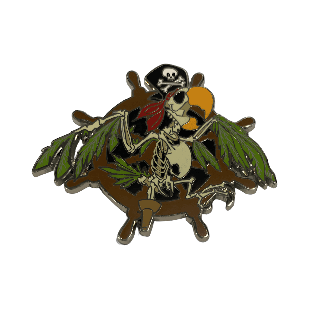 Skeleton Pirate Parrot Disney pin