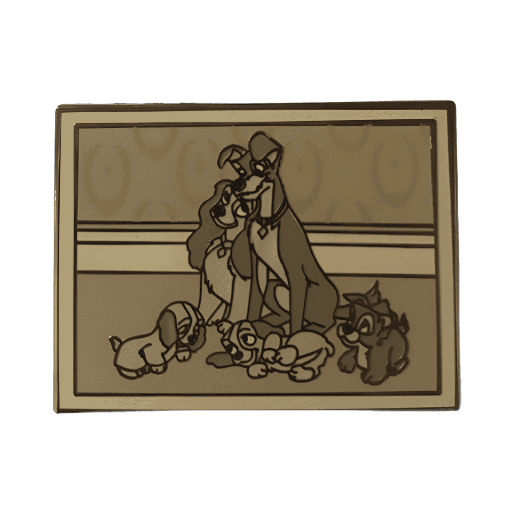 Lady and the Tramp Disney pin