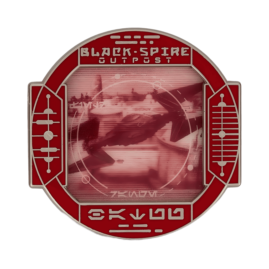 Black Spire Outpost - Kylo Ren's TIE Silencer Disney pin