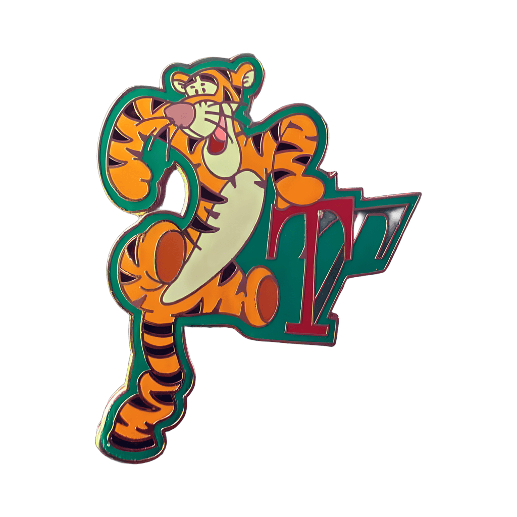Tigger with Double Letter T Disney pin