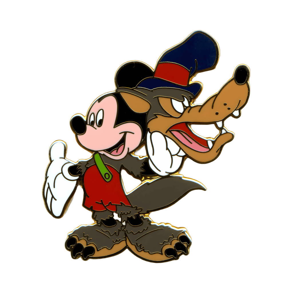Mickey Dressed as the Big Bad Wolf Disney pin
