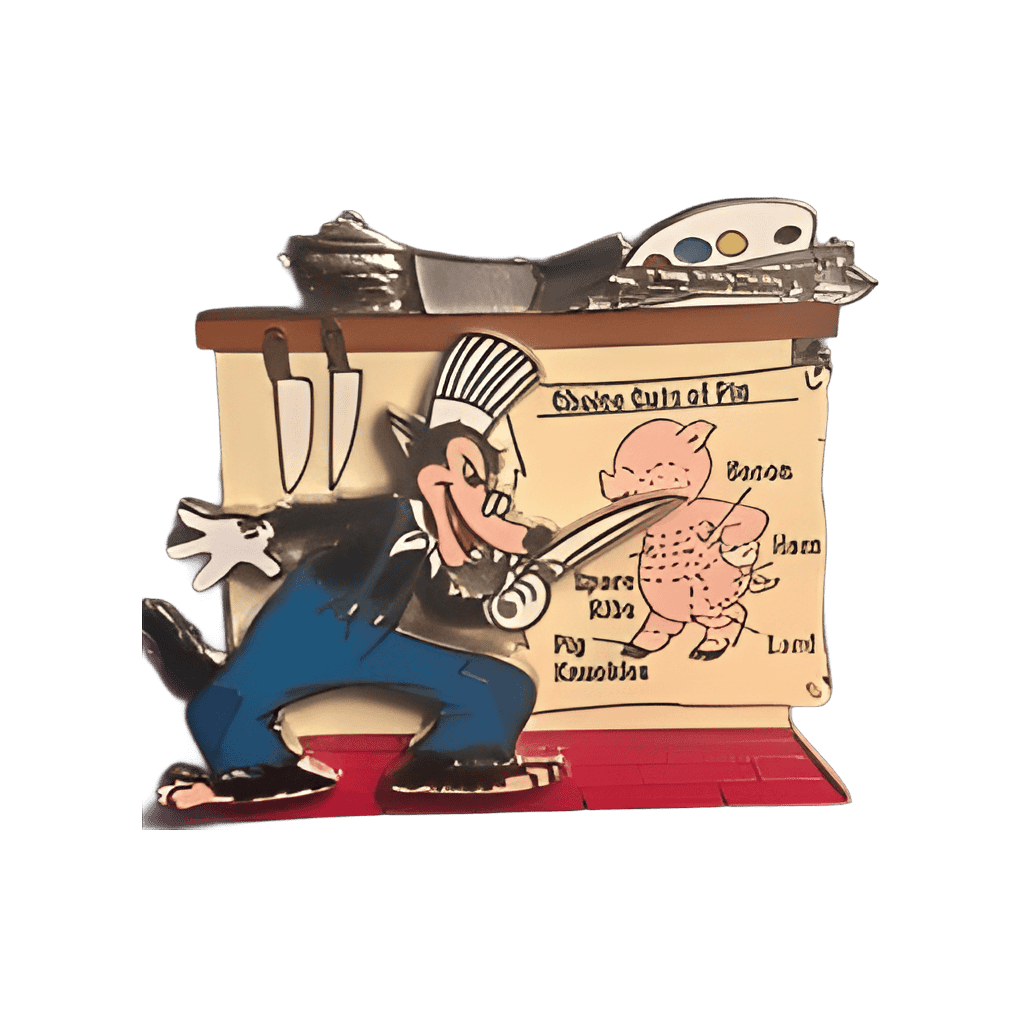 Artist Choice #4 Big Bad Wolf Disney pin