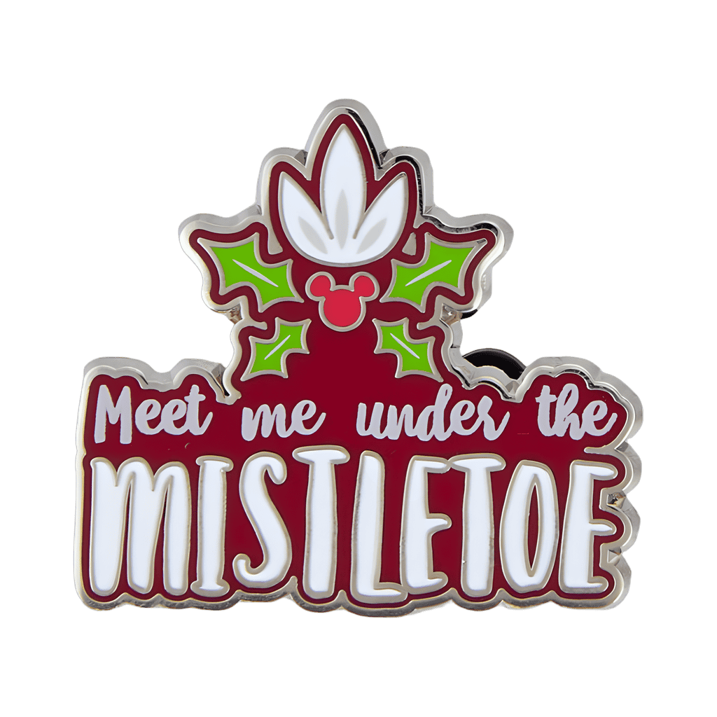Meet Me Under the Mistletoe Disney pin