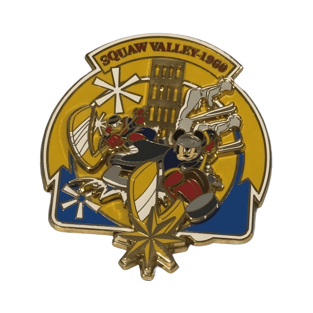 Mickey and Donald Playing Hockey Disney pin