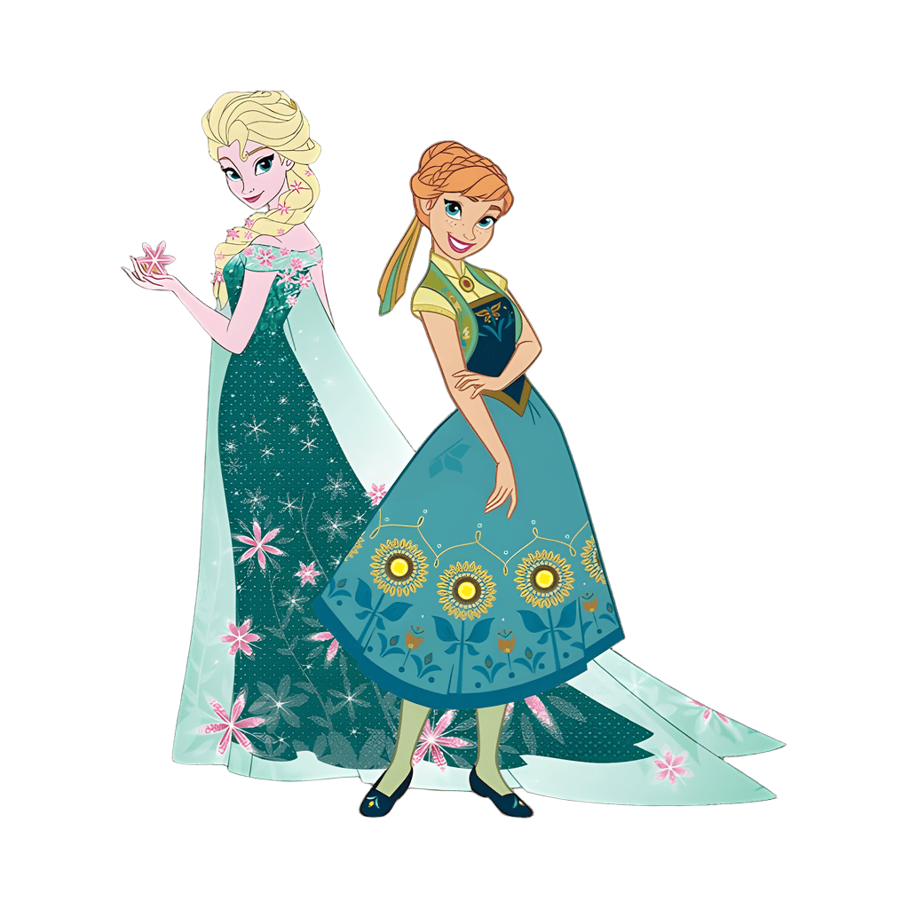 Frozen Fever Outfits -Elsa & Anna Disney pin
