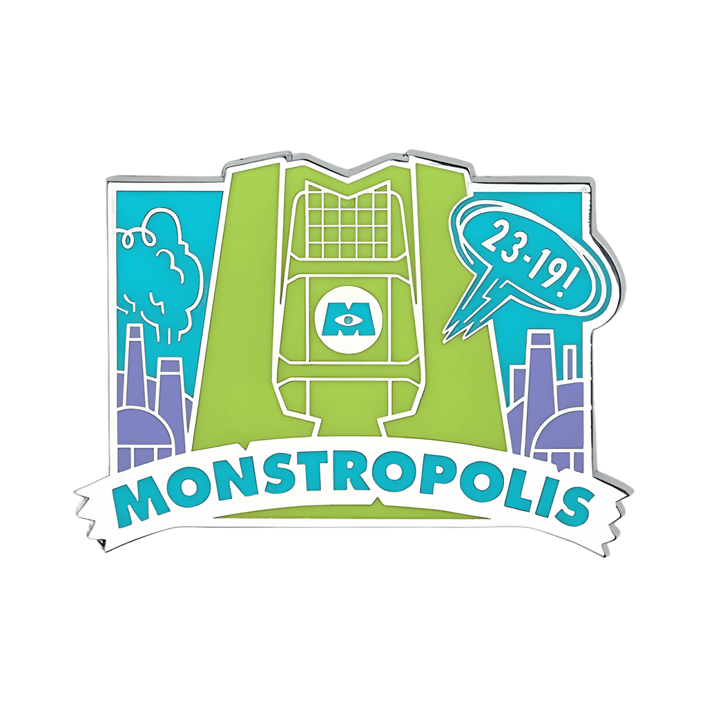 Monstropolis Disney pin
