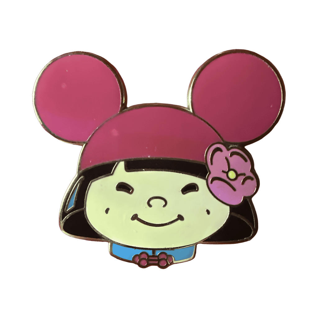 Girl with pink ears Disney pin