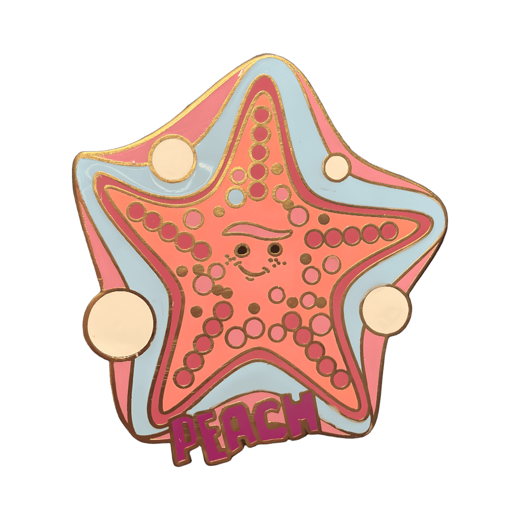 Peach Disney pin