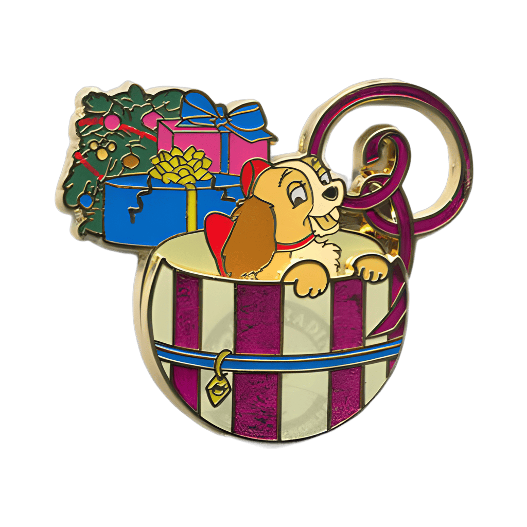 Lady in a Hat Box Disney pin
