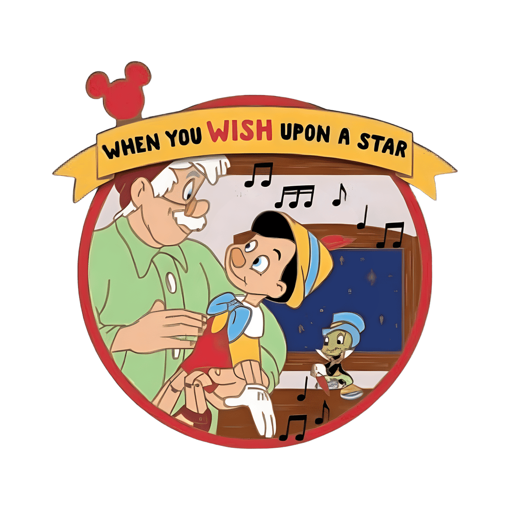 Pinocchio - When You Wish Upon A Star Disney pin