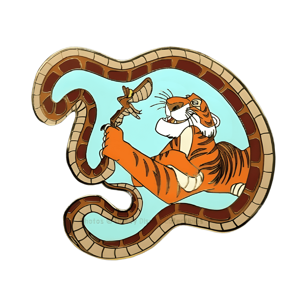 Shere Khan and Kaa Disney pin