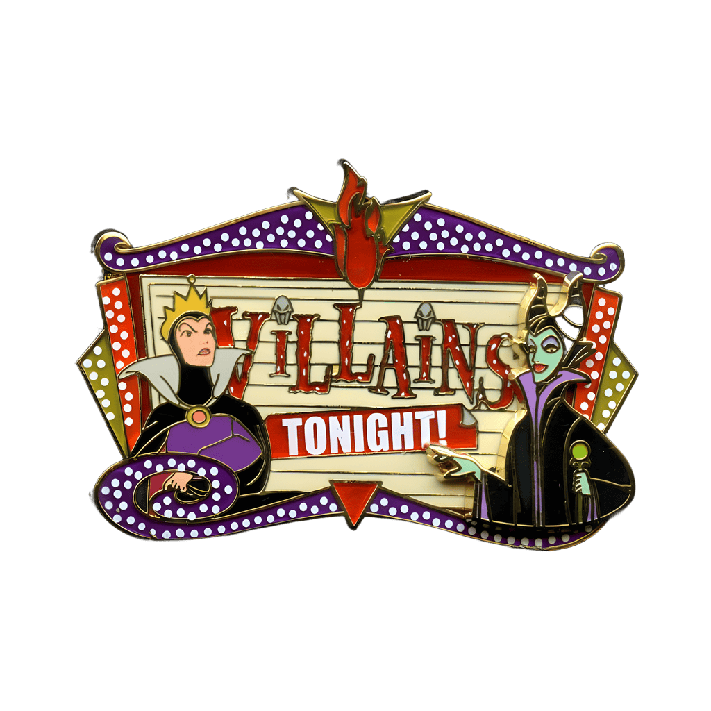 Evil Queen and Maleficent Disney pin
