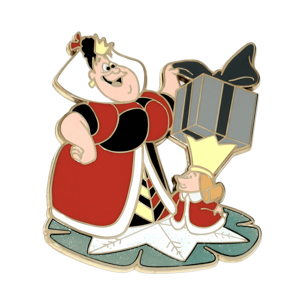 Queen of hearts and King Disney pin