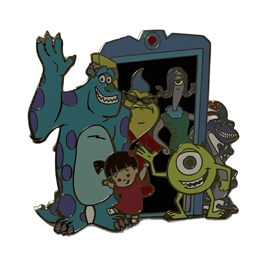 Cast Exclusive Pin of the Month August 2006 - Mike and Sulley to the Rescue Disney pin