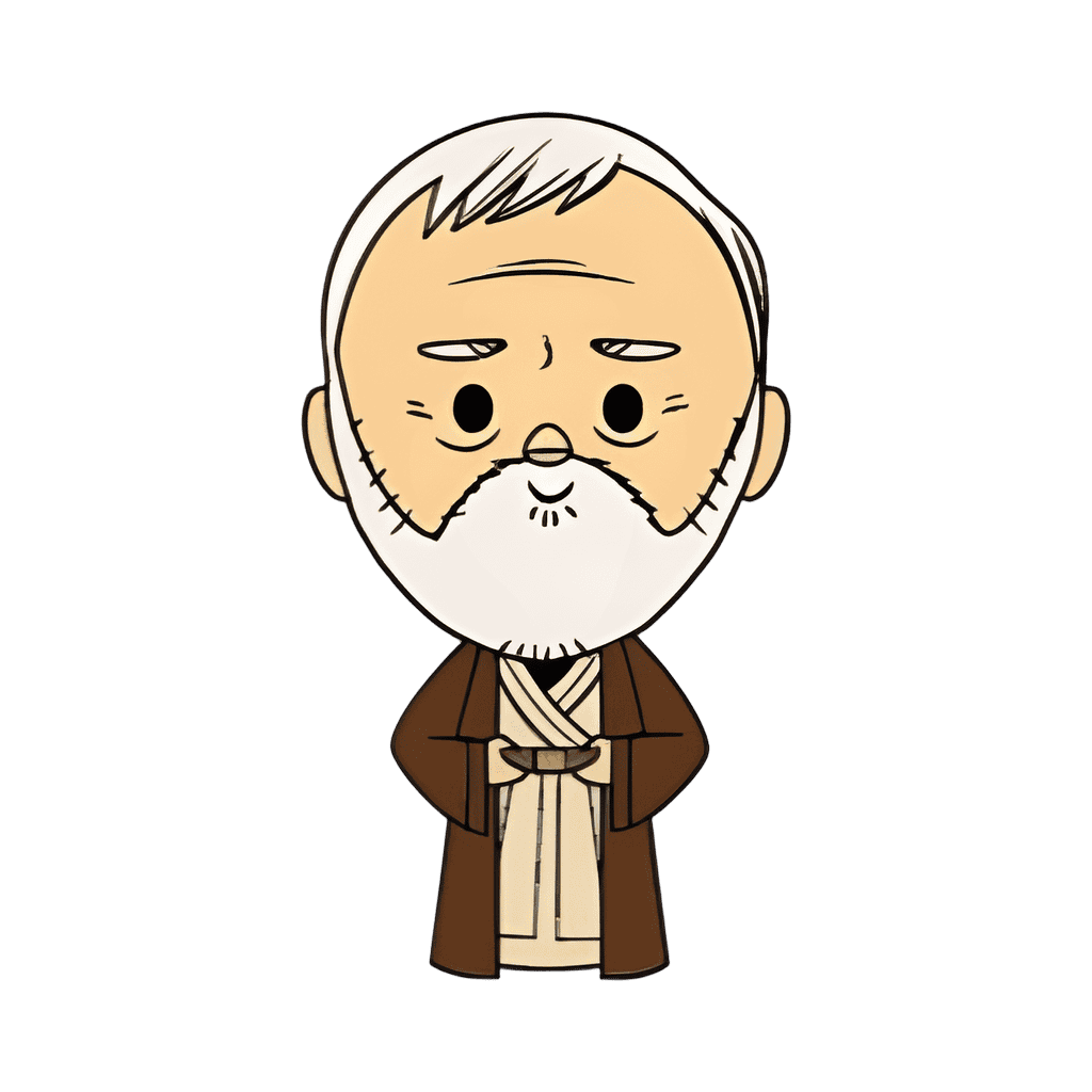 Death Star Escape Characters — Obi Wan Kenobi Disney pin