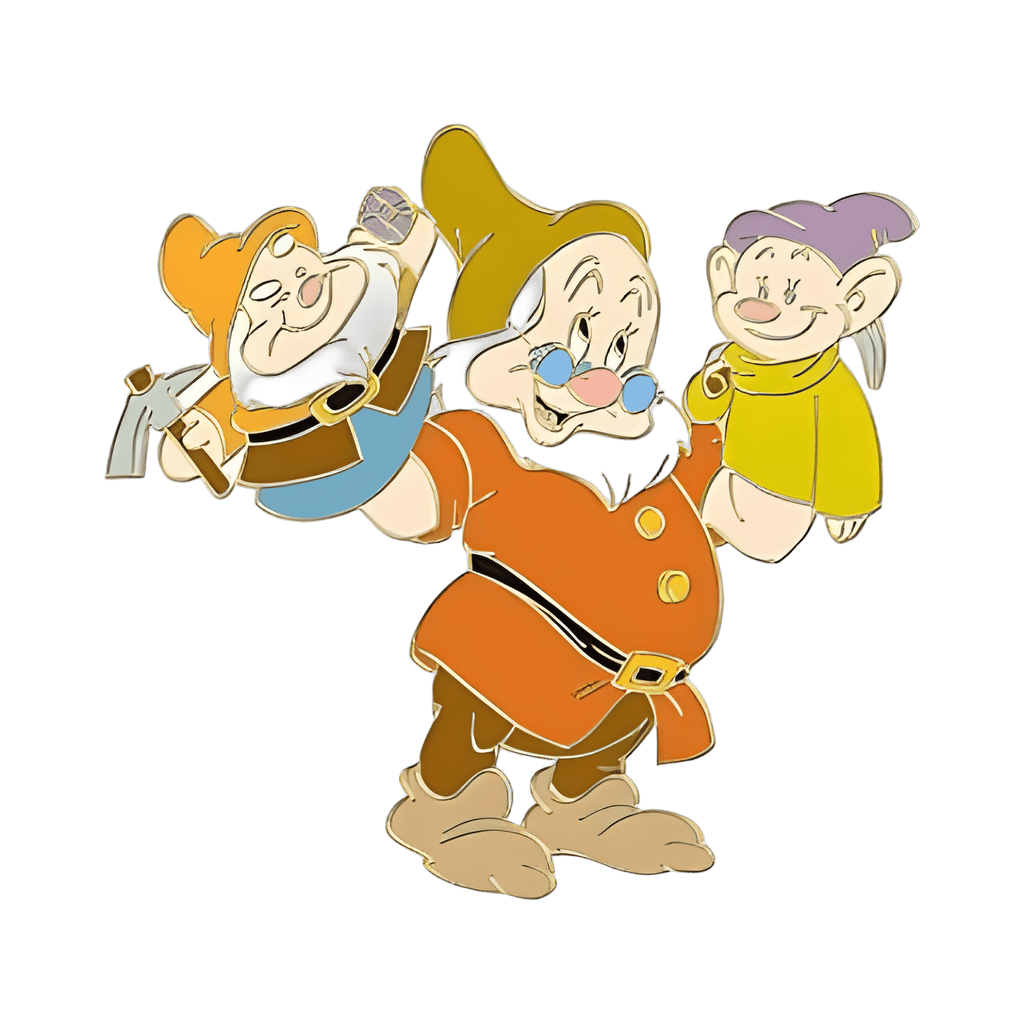 Doc, Happy and Dopey Disney pin