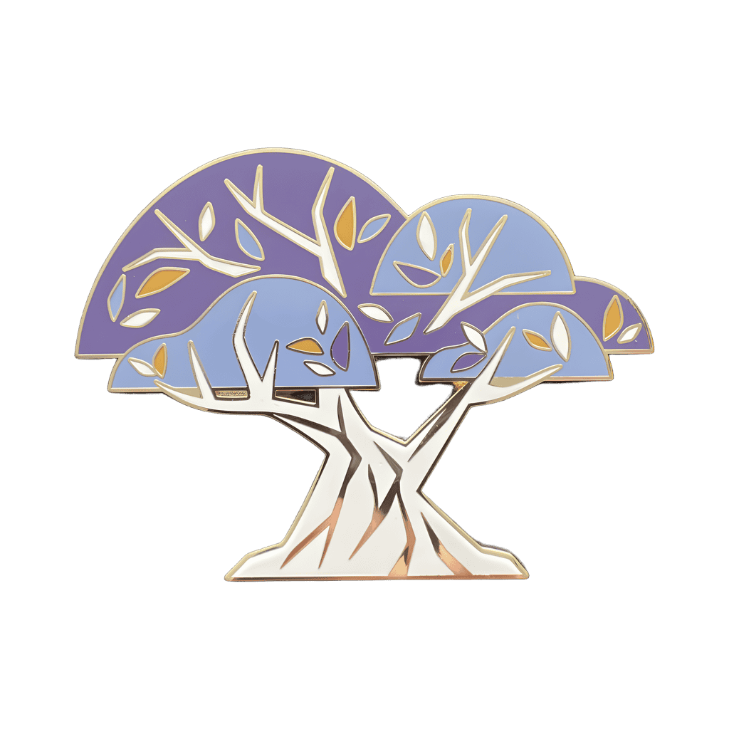 Animal Kingdom Collection Boxed Set — White and Purple Tree of Life Disney pin