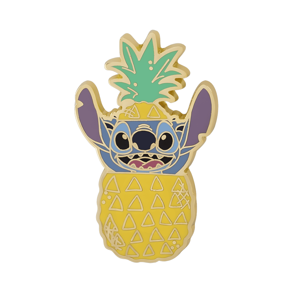 Stitch in a Pineapple Disney pin