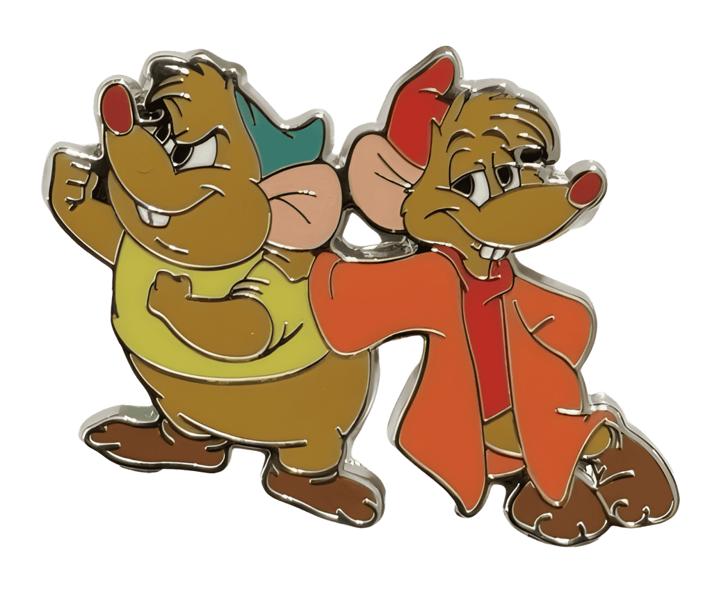 Gus and Jaq Disney pin