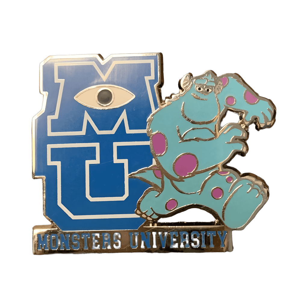 Sulley with MU Logo Disney pin
