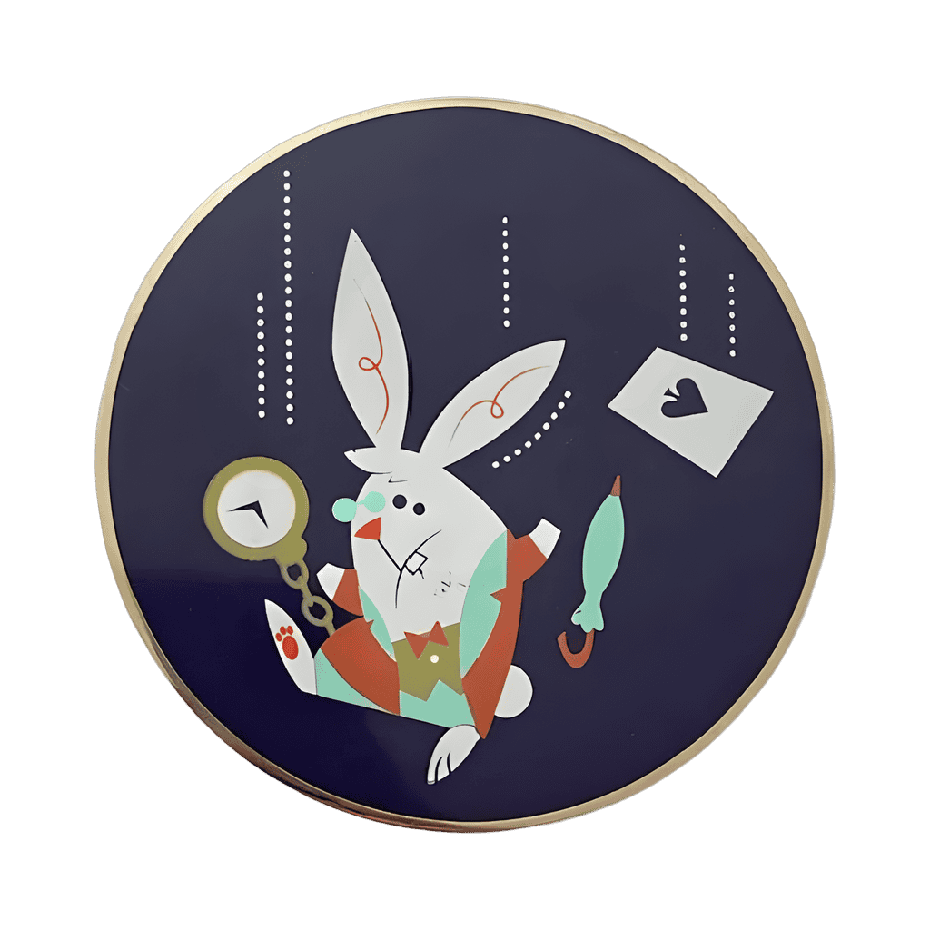 White Rabbit Disney pin