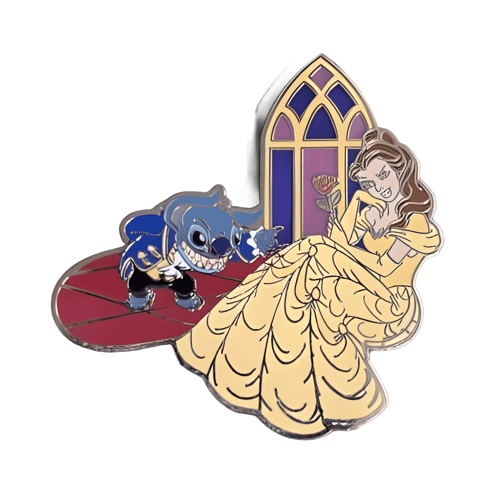 Stitch Foolin Belle Disney pin