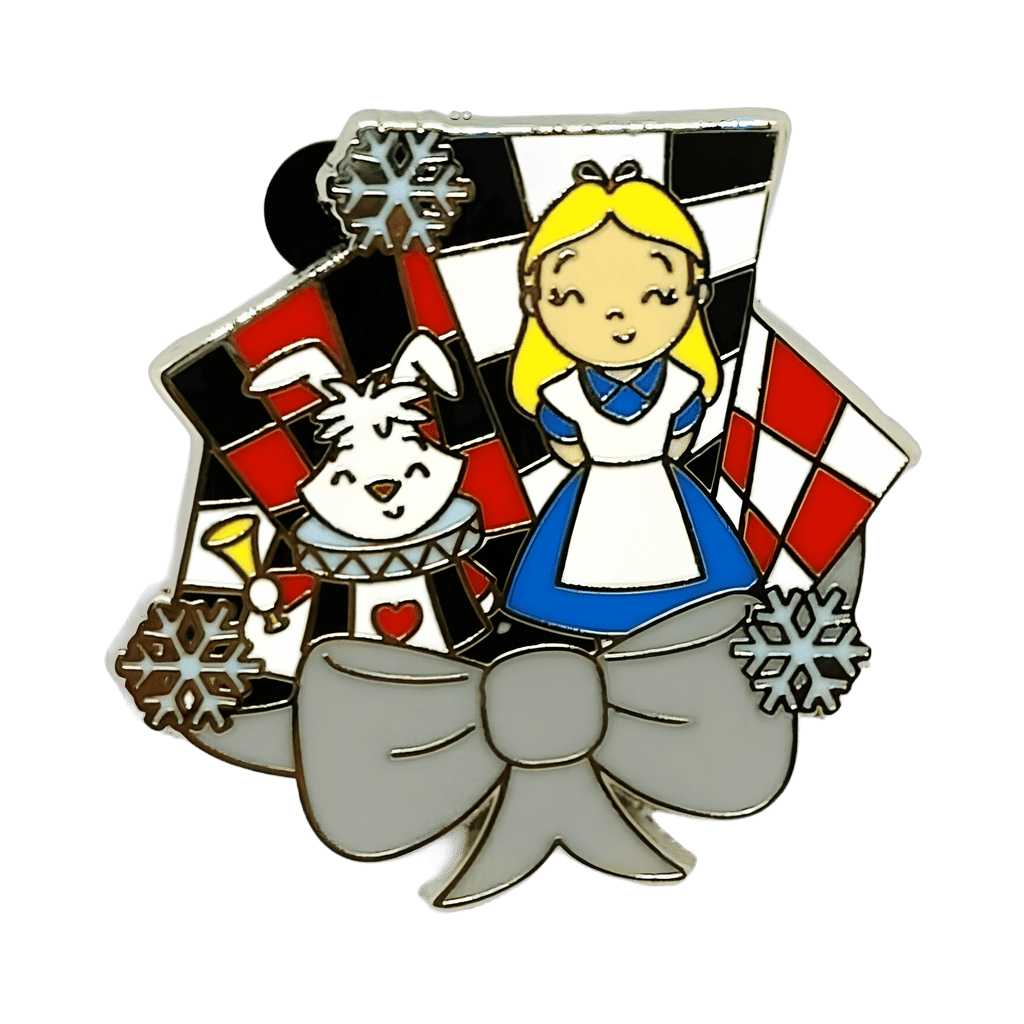 Alice and White Rabbit Disney pin