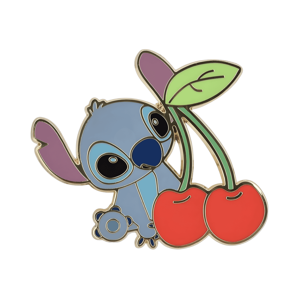 Stitch with Cherries Disney pin