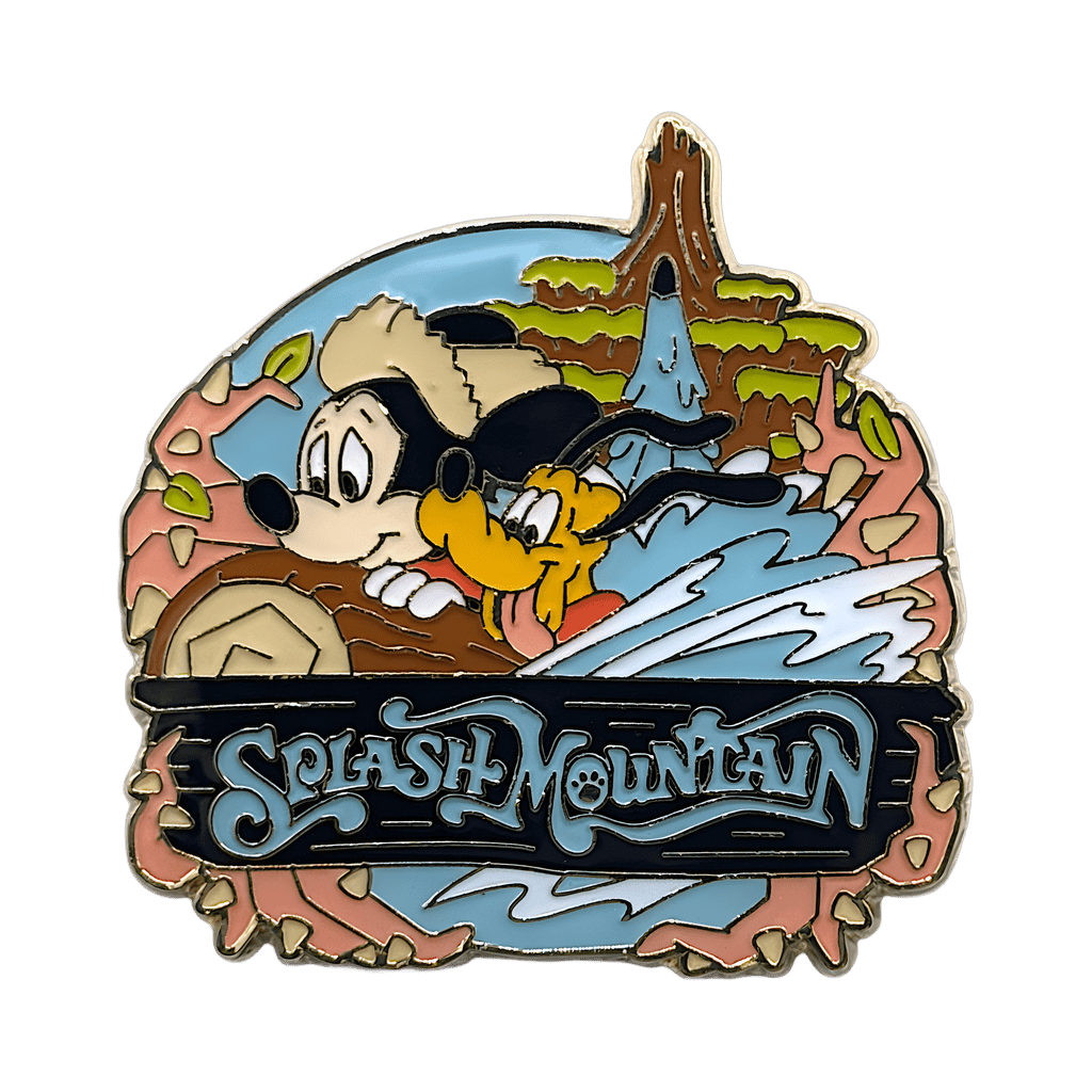 Splash Mountain: Mickey & Pluto Disney pin