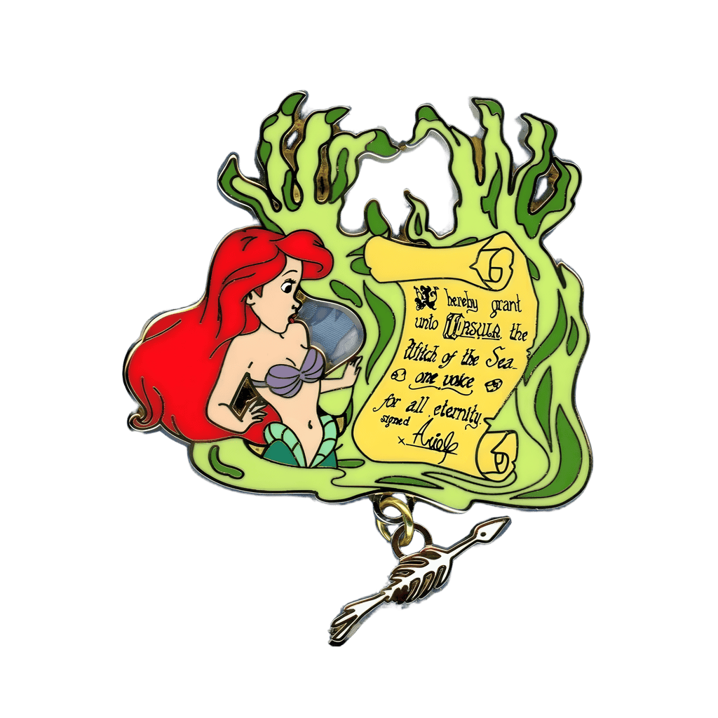 Ariel and Contract Disney pin