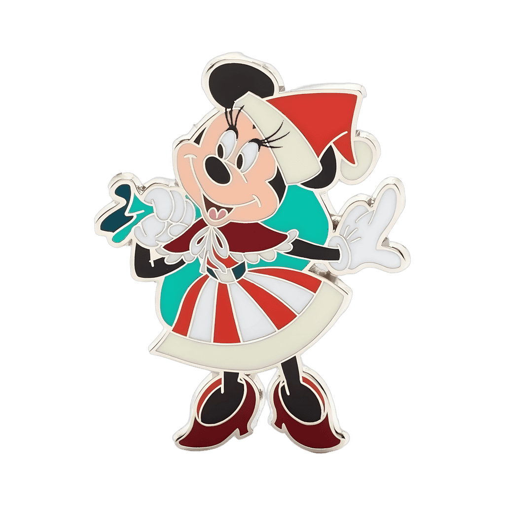 Mrs. Santa Minnie Mouse with Present Sack Disney pin