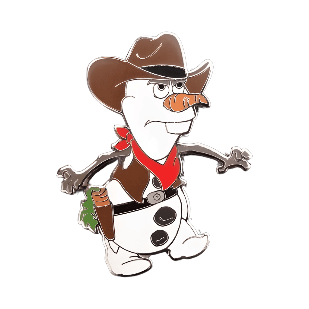 Cowboy Olaf Disney pin