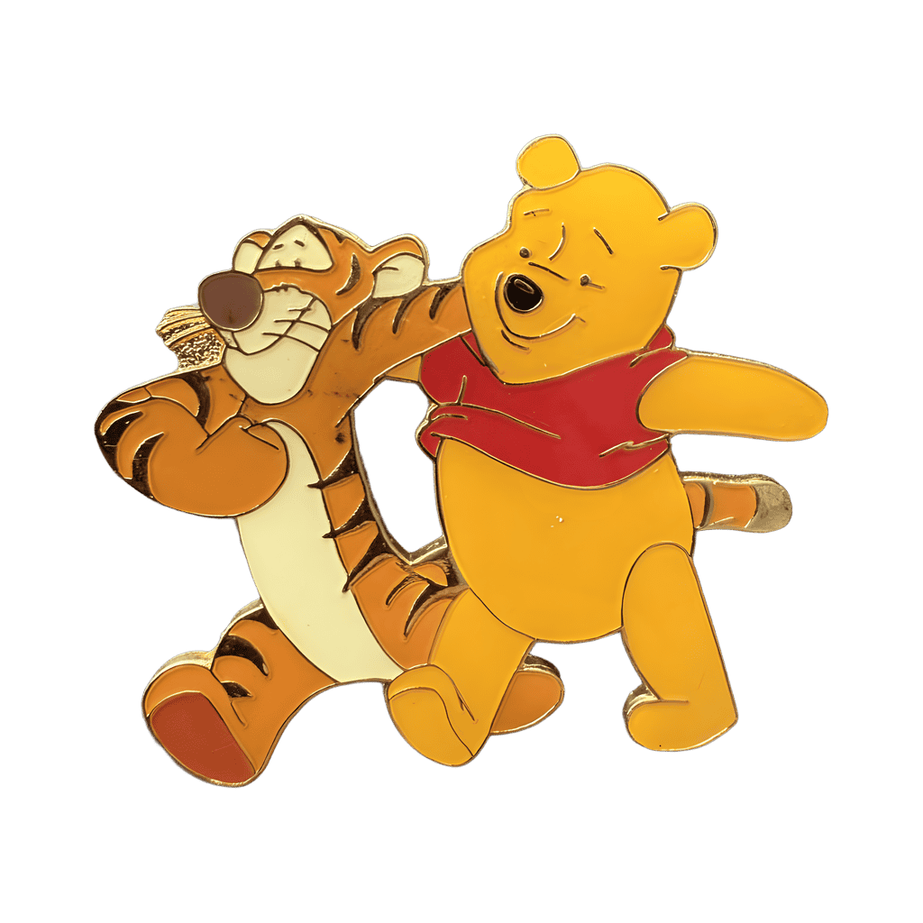 Pooh and Tiger Walking Disney pin