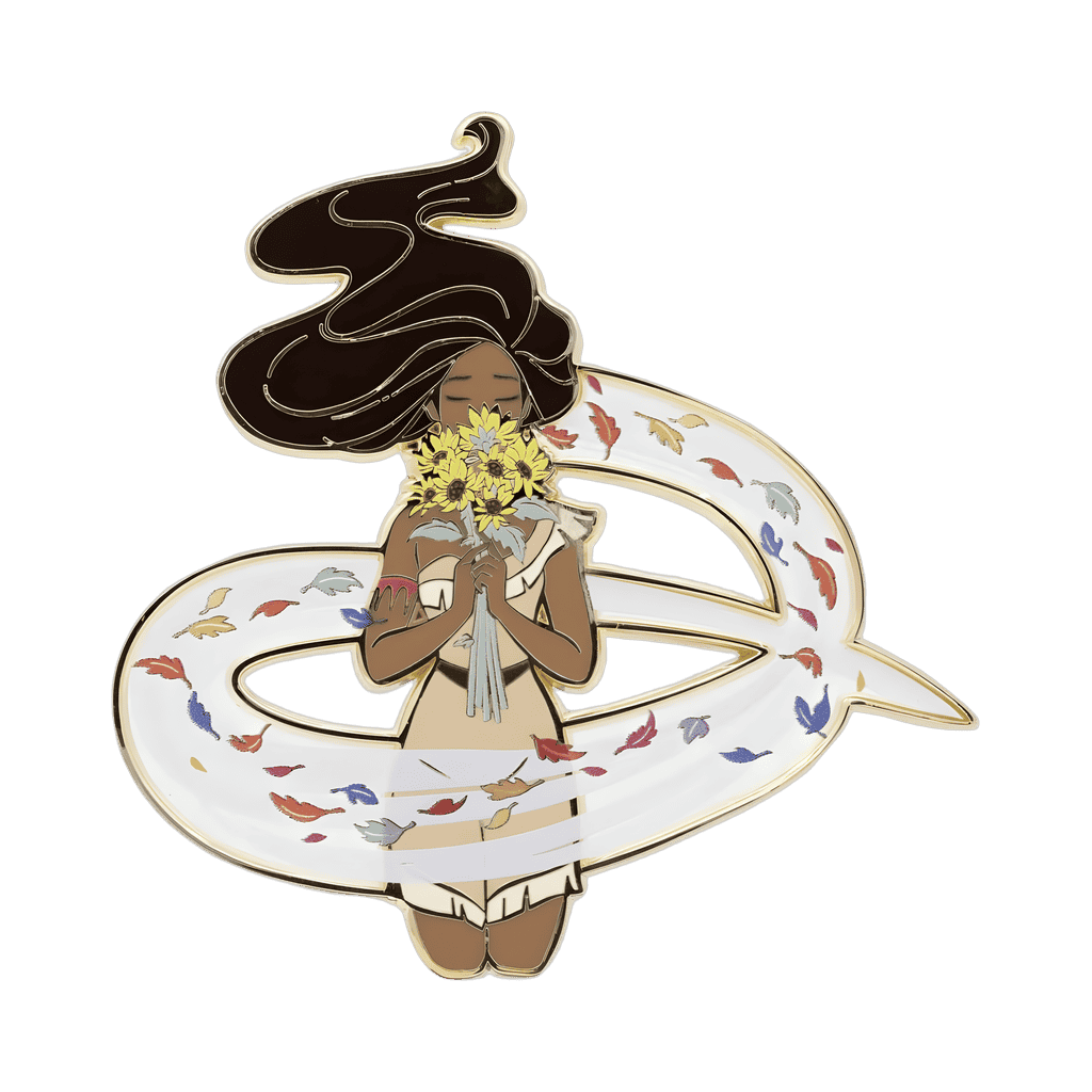 Pocahontas Colors of the Wind 3" Stained Glass Disney pin