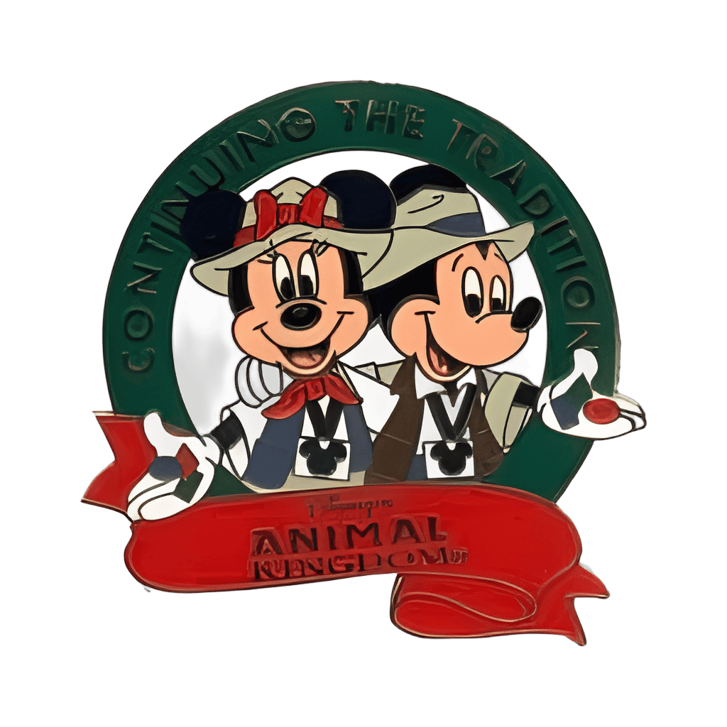 Mickey & Minnie in Safari Gear - Continuing the Tradition Disney pin