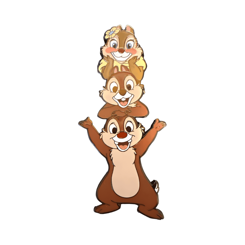 Chip, Dale and Clarice Disney pin