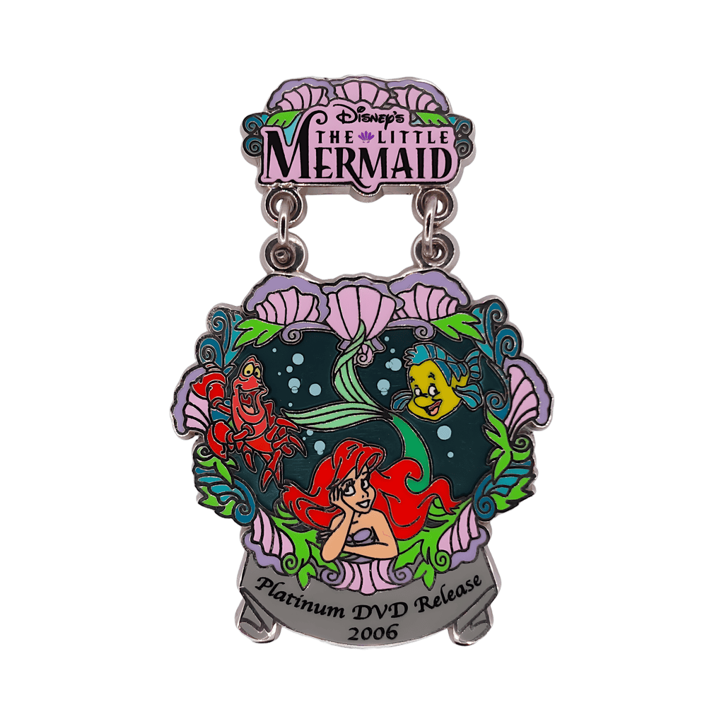 Ariel, Sebastian, and Flounder Dangle Disney pin