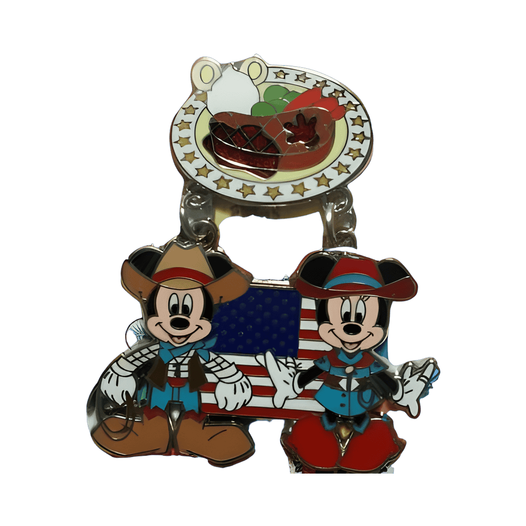 Mickey & Minnie - USA - Steak Disney pin