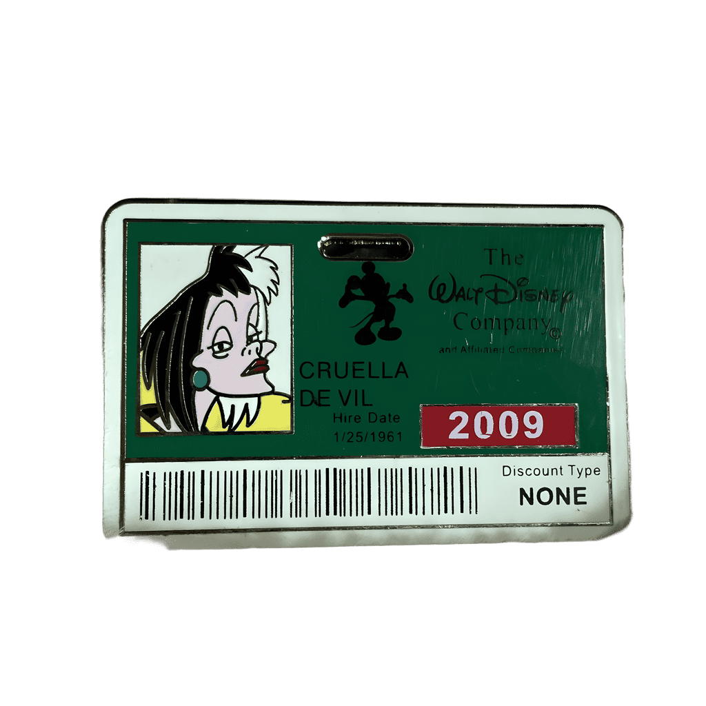 Cruella De Vil Disney pin
