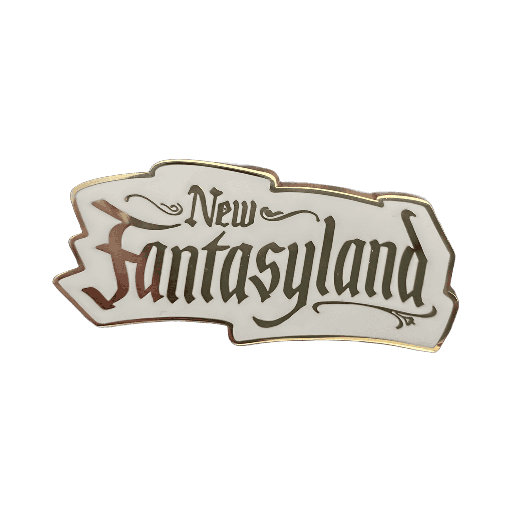 White Logo Disney pin
