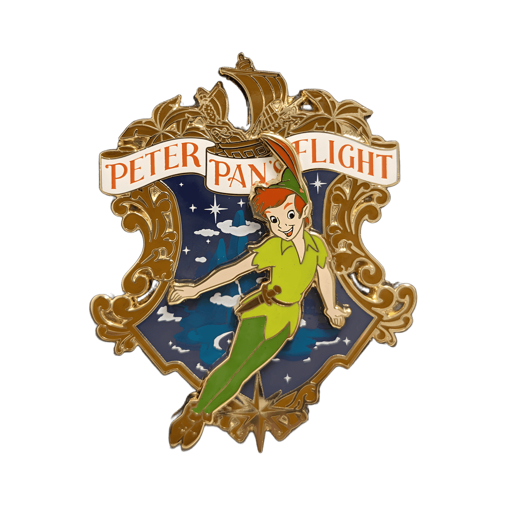 Peter Pan's Flight Crest Disney pin