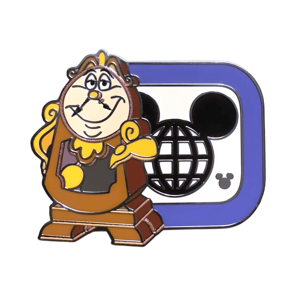 Cogsworth Disney pin